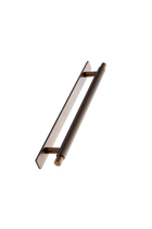 Furnipart - Manor Back - greb i zink Antik messing CC192mm L254mm B20mm H39m